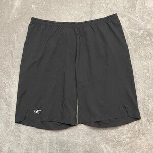 Arcteryx Shorts Mens XL Black Performance Running Hiking Gym 10" Inseam